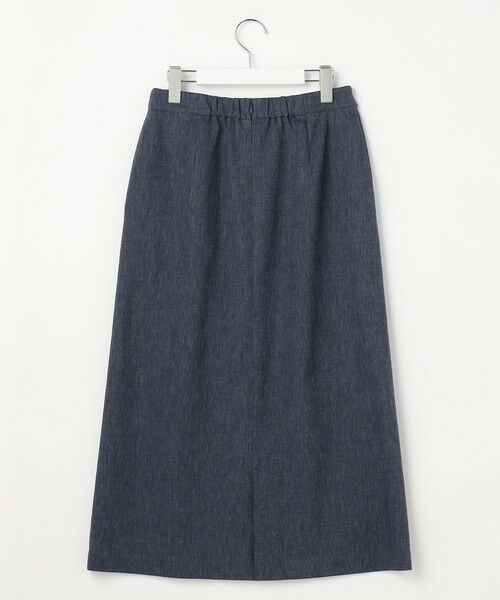 J.PRESS / ジェイプレス ミニ・ひざ丈スカート | リネンバイオシャンブレー Aライン スカート | 詳細10