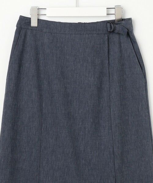 J.PRESS / ジェイプレス ミニ・ひざ丈スカート | リネンバイオシャンブレー Aライン スカート | 詳細11