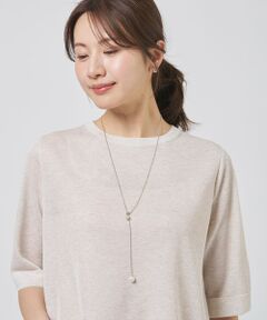 J.PRESS / ジェイプレス ネックレス・ペンダント・チョーカー | コットンパール ラリエット ネックレス