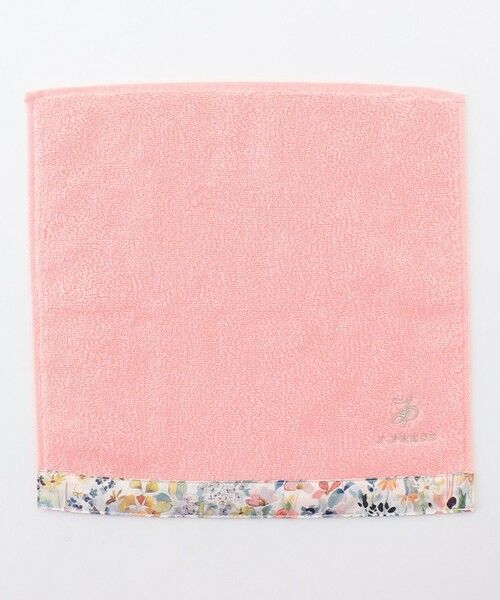 J.PRESS / ジェイプレス ハンカチ | 【LIBERTY】【エステネージュ】 タオルハンカチ（ピンク×Liberty系）