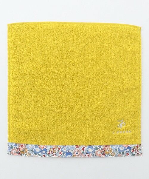 J.PRESS / ジェイプレス ハンカチ | 【LIBERTY】【エステネージュ】 タオルハンカチ（イエロー×Liberty系）