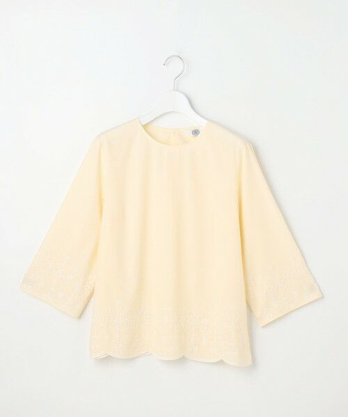 J.PRESS / ジェイプレス シャツ・ブラウス | 【一枚で着映え】ストライプ×エンブロイダリー クルーネック ブラウス | 詳細5