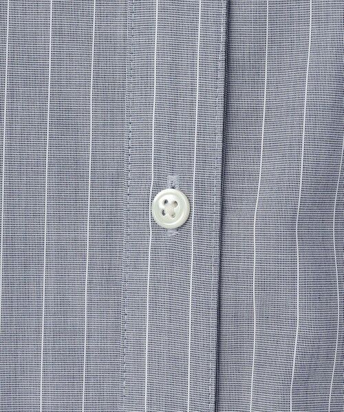 J.PRESS / ジェイプレス シャツ・ブラウス | 【一枚で着映え】ストライプ×エンブロイダリー バンドカラー ブラウス | 詳細10