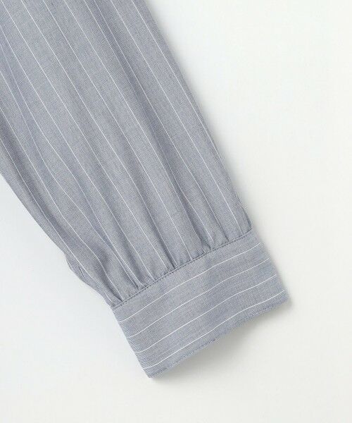 J.PRESS / ジェイプレス シャツ・ブラウス | 【一枚で着映え】ストライプ×エンブロイダリー バンドカラー ブラウス | 詳細11