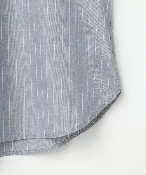 J.PRESS / ジェイプレス シャツ・ブラウス | 【一枚で着映え】ストライプ×エンブロイダリー バンドカラー ブラウス | 詳細12