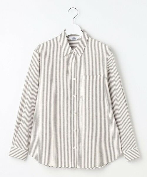 J.PRESS / ジェイプレス シャツ・ブラウス | リネンMIX ストライプ シャツ ブラウス | 詳細3