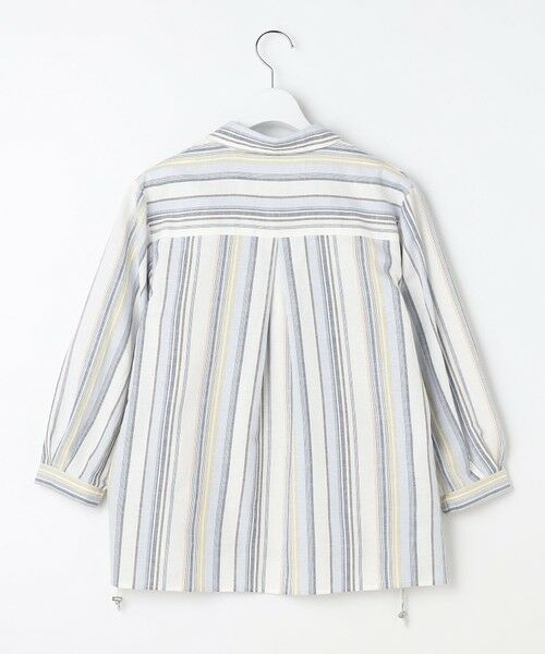 J.PRESS / ジェイプレス シャツ・ブラウス | リネンMIX ストライプ スッキパー ブラウス | 詳細11
