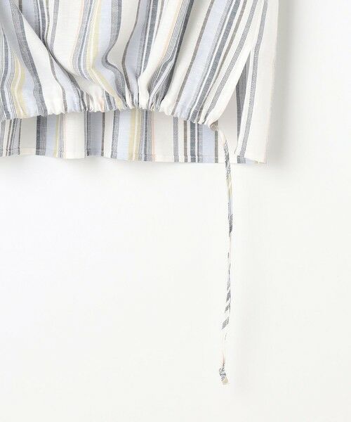 J.PRESS / ジェイプレス シャツ・ブラウス | リネンMIX ストライプ スッキパー ブラウス | 詳細13