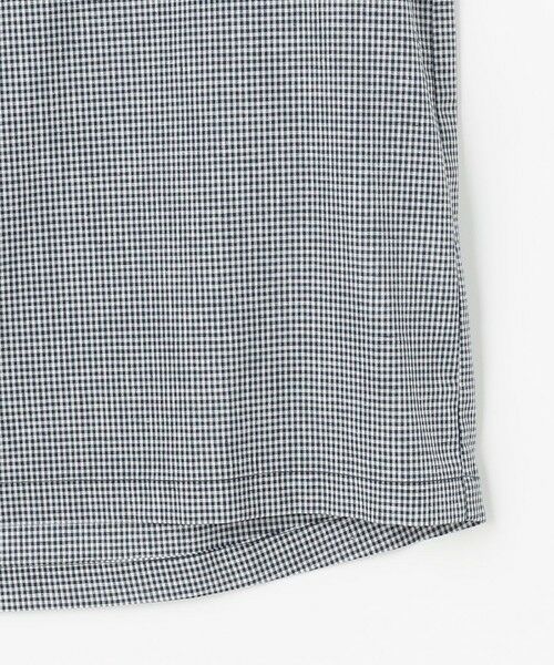 J.PRESS / ジェイプレス シャツ・ブラウス | リネンminiチェック バンドカラー ブラウス | 詳細11
