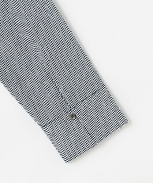 J.PRESS / ジェイプレス シャツ・ブラウス | リネンminiチェック バンドカラー ブラウス | 詳細14
