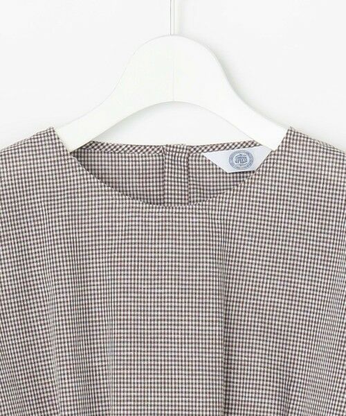 J.PRESS / ジェイプレス シャツ・ブラウス | リネンminiチェック プルオーバー ブラウス | 詳細3