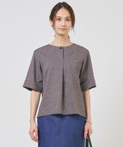 J.PRESS / ジェイプレス シャツ・ブラウス | リネンバイオシャンブレー ブラウス