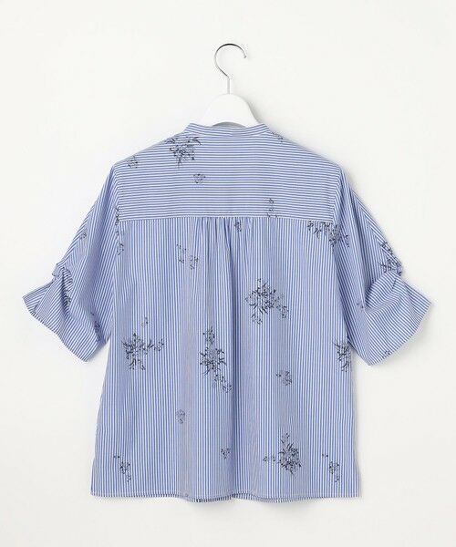J.PRESS / ジェイプレス シャツ・ブラウス | 【一枚で着映え】ストライプ×フラワープリント ブラウス | 詳細5