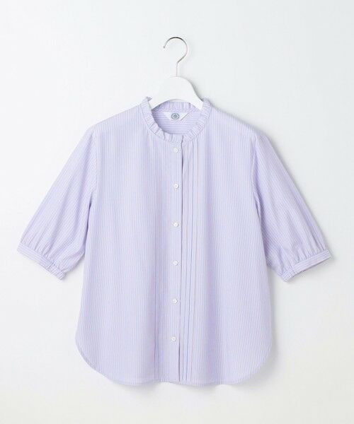 J.PRESS / ジェイプレス シャツ・ブラウス | 【一枚で着映え】ソフトストライプ フリル襟 ブラウス | 詳細7