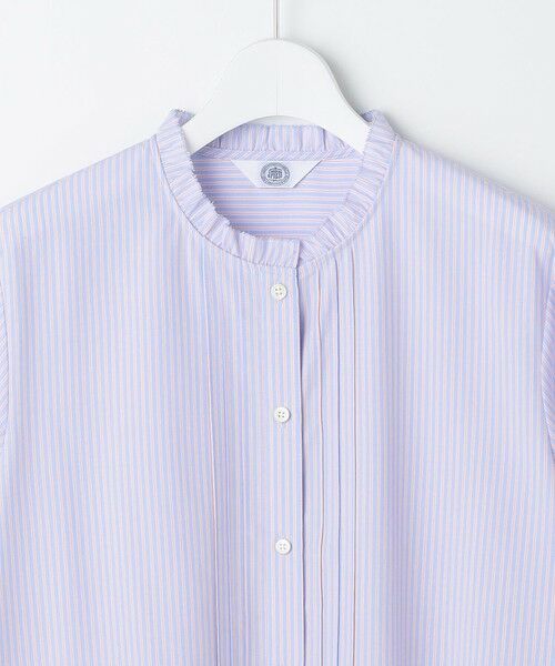 J.PRESS / ジェイプレス シャツ・ブラウス | 【一枚で着映え】ソフトストライプ フリル襟 ブラウス | 詳細8