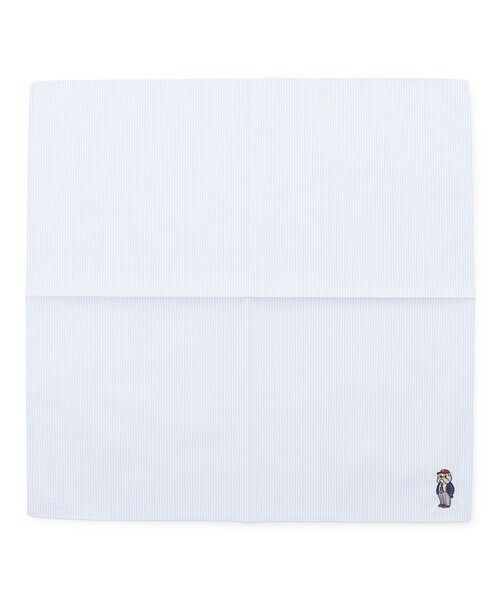 J.PRESS / ジェイプレス ハンカチ | 【BULLDOG BOY】ブロードハンカチーフ（サックスブルー系1）