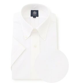 J.PRESS / ジェイプレス シャツ・ブラウス | 【PREMIUM PLEATS / 形態安定】ピンオックス 半袖シャツ / B.D.