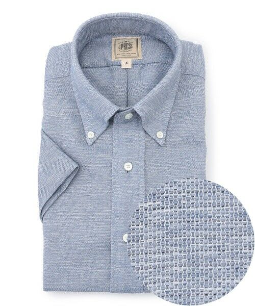 J.PRESS / ジェイプレス シャツ・ブラウス | 【WEB・一部店舗限定】ブリーザブルレノクロス 半袖シャツ / B.D.（ダルブルー系）