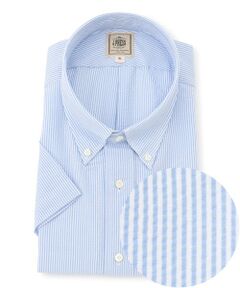 J.PRESS / ジェイプレス シャツ・ブラウス | 【KING SIZE / BEAT HEAT SYSTEM】半袖シャツ / B.D.