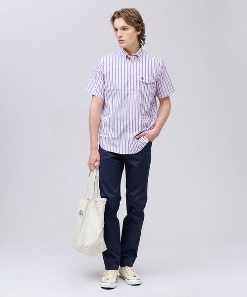 J.PRESS / ジェイプレス シャツ・ブラウス | 【Aero Weave】クールマックスサッカー ストライプ シャツ / B.D. | 詳細2