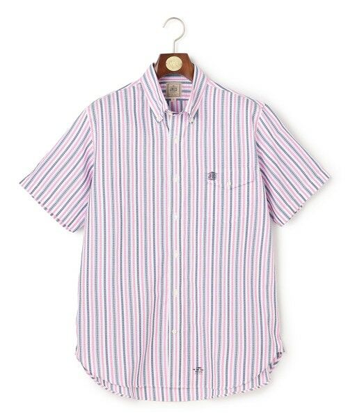 J.PRESS / ジェイプレス シャツ・ブラウス | 【Aero Weave】クールマックスサッカー ストライプ シャツ / B.D. | 詳細5