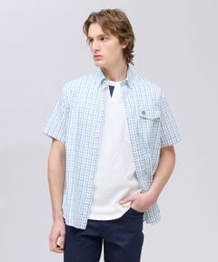 J.PRESS / ジェイプレス シャツ・ブラウス | 【Aero Weave】クールマックスサッカー チェック シャツ / B.D.