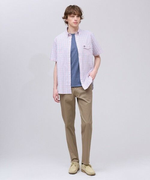 J.PRESS / ジェイプレス シャツ・ブラウス | 【Aero Weave】クールマックスサッカー チェック シャツ / B.D. | 詳細1