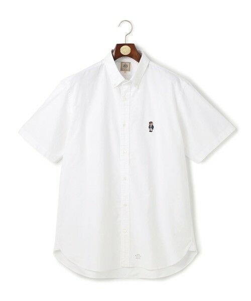 J.PRESS / ジェイプレス シャツ・ブラウス | 【KING SIZE / BULLDOG BOY】オックスフォード 半袖シャツ / B.D.（ホワイト系）