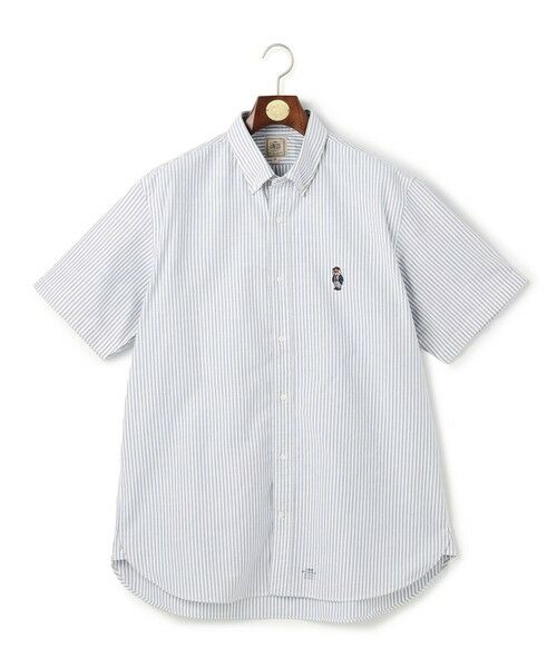 J.PRESS / ジェイプレス シャツ・ブラウス | 【KING SIZE / BULLDOG BOY】オックスフォード 半袖シャツ / B.D.（ネイビー系1）