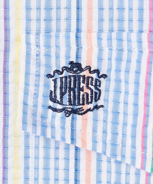 J.PRESS / ジェイプレス シャツ・ブラウス | 【KING SIZE 】【吸水速乾 / 接触冷感 / 高通気性】Aero Weave クールマックスサッカー ストライプ シャツ / B.D. | 詳細9