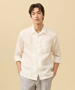 J.PRESS / ジェイプレス シャツ・ブラウス | 【LIBECO】リネンオープンカラー シャツ