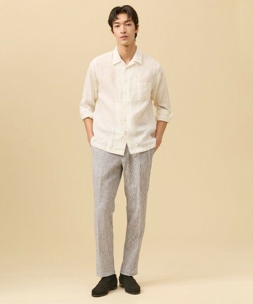 J.PRESS / ジェイプレス シャツ・ブラウス | 【LIBECO】リネンオープンカラー シャツ | 詳細4