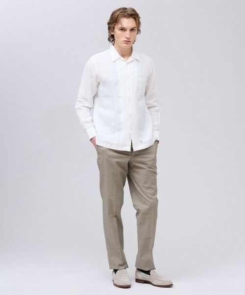 J.PRESS / ジェイプレス シャツ・ブラウス | 【LIBECO】リネンオープンカラー シャツ | 詳細1