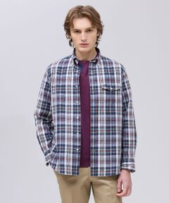 J.PRESS / ジェイプレス シャツ・ブラウス | 【Aero Weave】クールマックス サッカーシャツ / B.D.