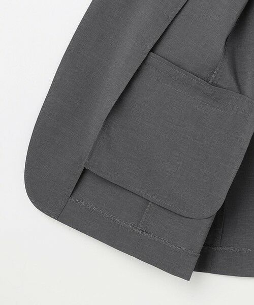 J.PRESS / ジェイプレス ノーカラージャケット | 【セットアップ対応】ファンマートロストレッチ ノーカラー ジャケット | 詳細5