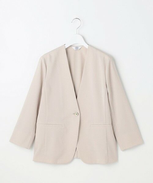 J.PRESS / ジェイプレス ノーカラージャケット | 【セットアップ対応】ファンマートロストレッチ ノーカラー ジャケット | 詳細10