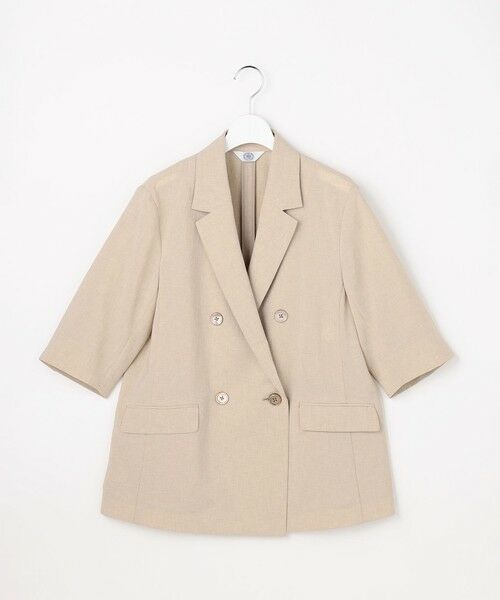 J.PRESS / ジェイプレス テーラードジャケット | BREEZ COOL トロ ハーフスリーブ ダブル ジャケット | 詳細3