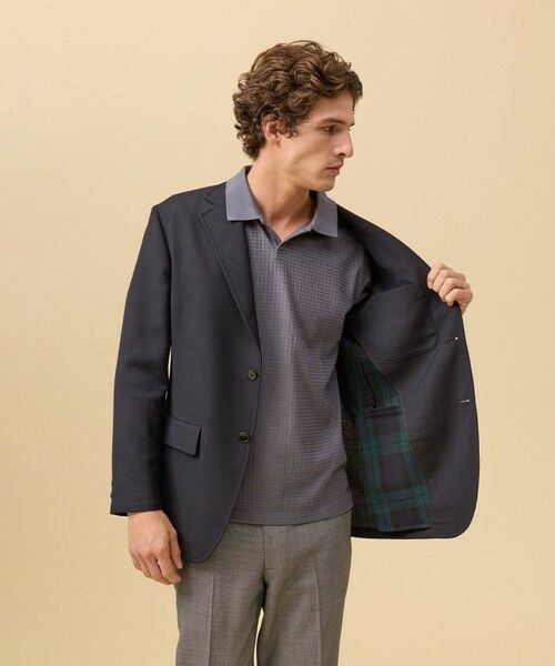 J.PRESS / ジェイプレス テーラードジャケット | 【SHACKET】ブラックウォッチ サマーダブルフェイス ジャケット | 詳細4