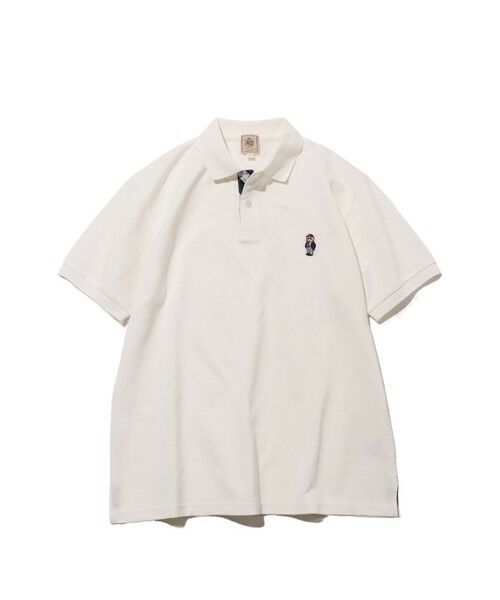 J.PRESS / ジェイプレス カットソー | 新デザイン【BULLDOG BOY / 8色展開】カノコレジメン ポロシャツ（ホワイト系）