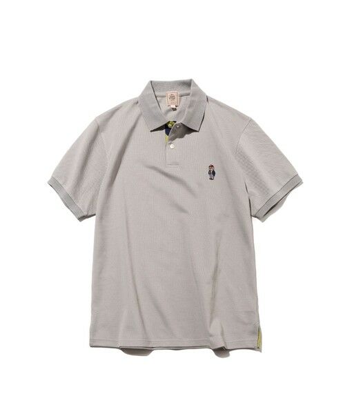 J.PRESS / ジェイプレス カットソー | 新デザイン【BULLDOG BOY / 8色展開】カノコレジメン ポロシャツ（ライトグレー系）