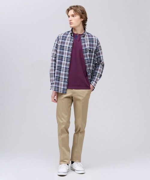 J.PRESS / ジェイプレス カットソー | コットンカノコ キーネックポケット Tシャツ | 詳細21