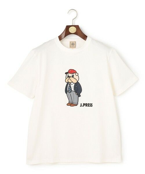 J.PRESS / ジェイプレス カットソー | 新デザイン【BULLDOG BOY】プリント Tシャツ | 詳細4
