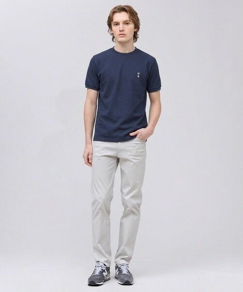 J.PRESS / ジェイプレス カットソー | 新デザイン【BULLDOG BOY】カノコレジメン クルーネック Tシャツ | 詳細3