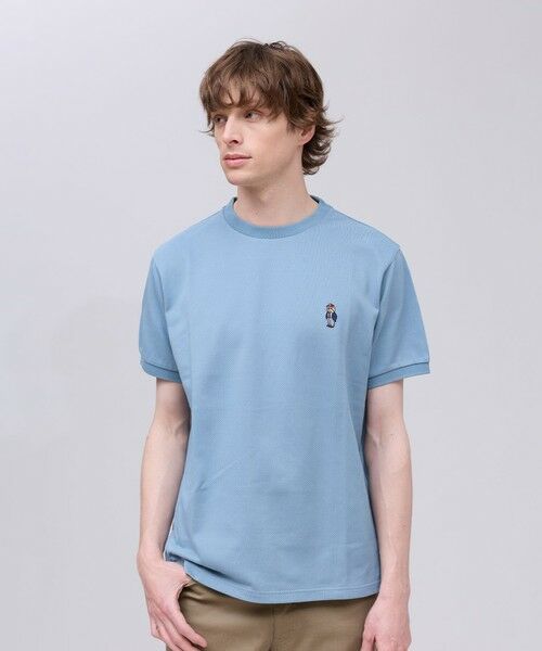 J.PRESS / ジェイプレス カットソー | 新デザイン【BULLDOG BOY】カノコレジメン クルーネック Tシャツ | 詳細13