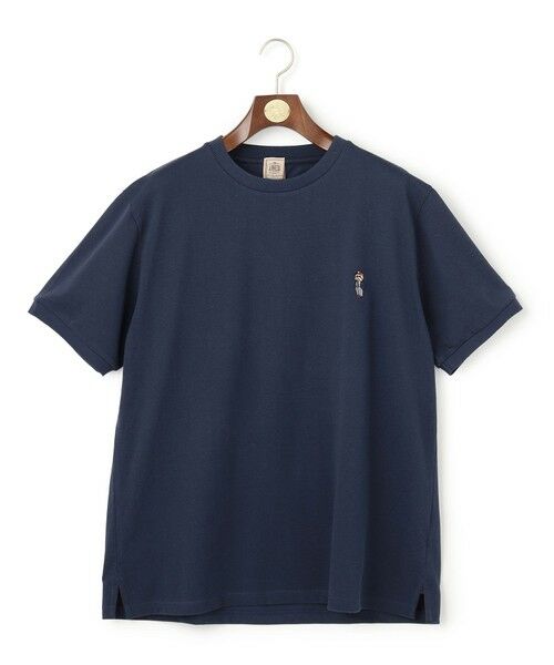 J.PRESS / ジェイプレス カットソー | 【KING SIZE / BULLDOG BOY】カノコレジメン クルーネック Tシャツ（ネイビー系）