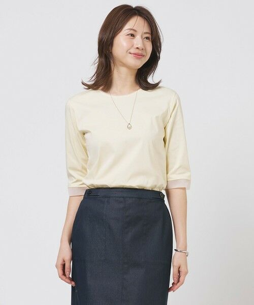 J.PRESS / ジェイプレス カットソー | スムースジャージー カットソー（イエロー系）