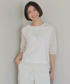 J.PRESS / ジェイプレス カットソー | 【一枚で着映え】スムースジャージー 刺繍 カットソー