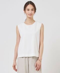 J.PRESS / ジェイプレス カットソー | スムースジャージー ノースリーブ カットソー