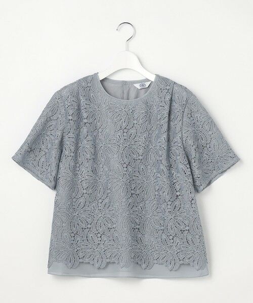 J.PRESS / ジェイプレス カットソー | レースコンビジャージー カットソー | 詳細9