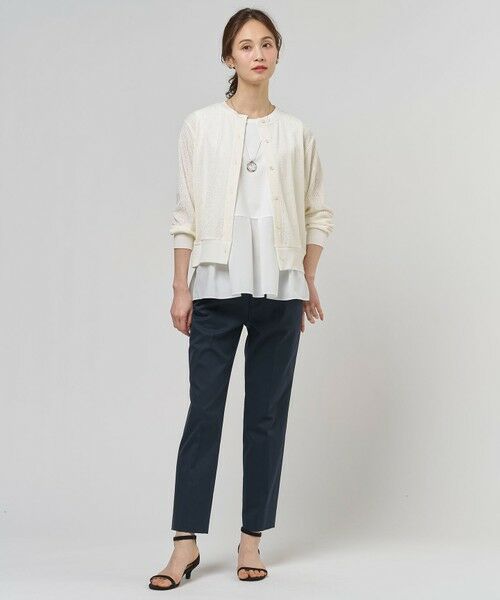 J.PRESS / ジェイプレス タンクトップ | コットンスムース レイヤードフレア カットソー | 詳細4